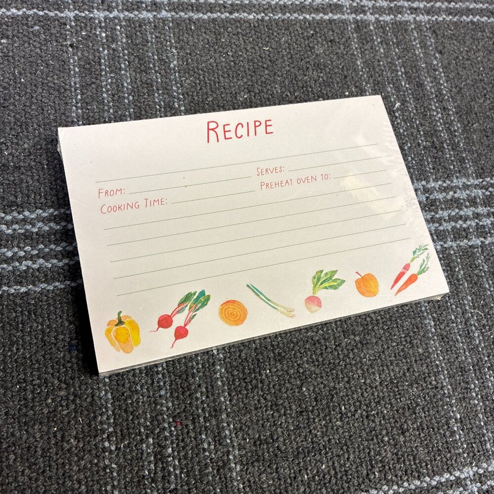 New And Sealed Hallmark Recipe Cards Pack Of 36 Cooking Paper